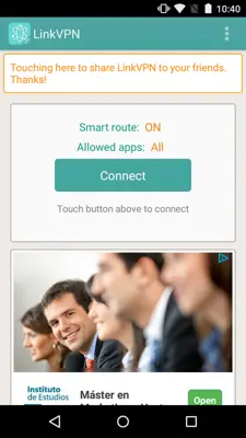 LinkVPN android App screenshot 0