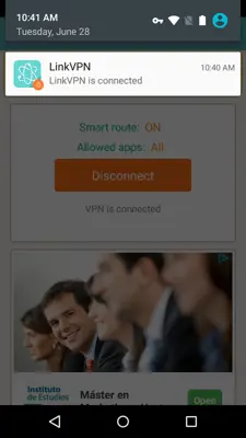 LinkVPN android App screenshot 3